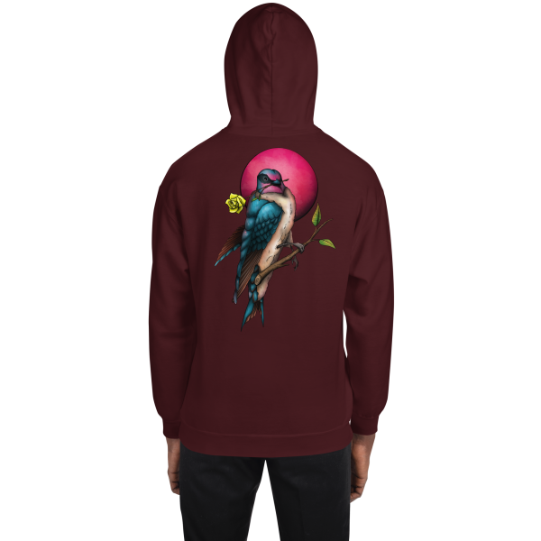 Swoop and Bloom Unisex Hoodie - Image 4